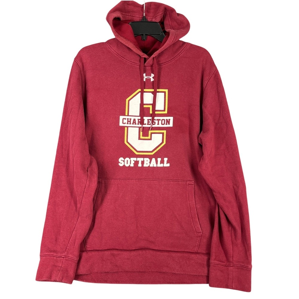 Charleston University Softball Hoodie Pullover Sweatshirt Collegiate Adult L